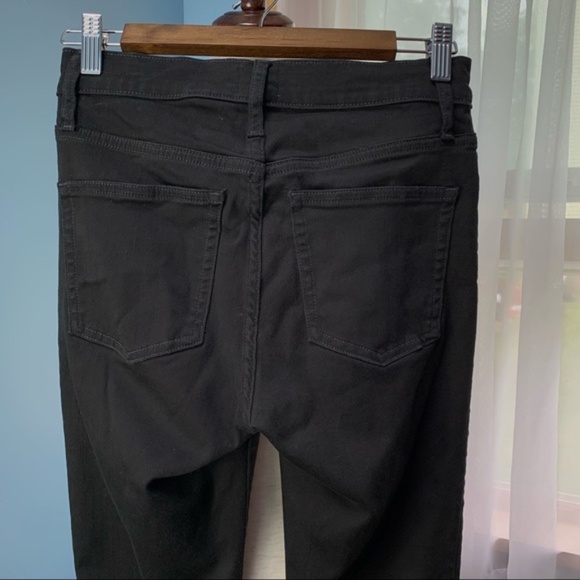 J. Crew 9" Mid-rise Stretchy Toothpick Jean in New Black - Picture 4 of 5